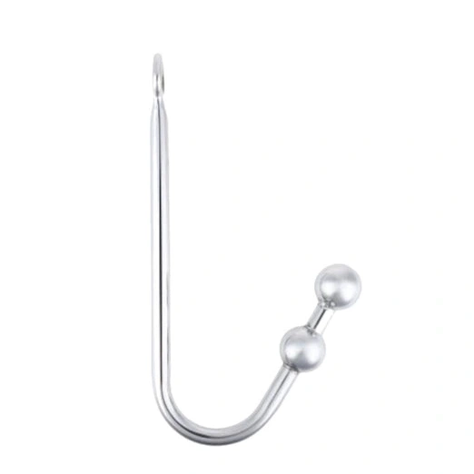 Anal Two Balls Pleasurable 4417 Stainless Steel Hook 0312